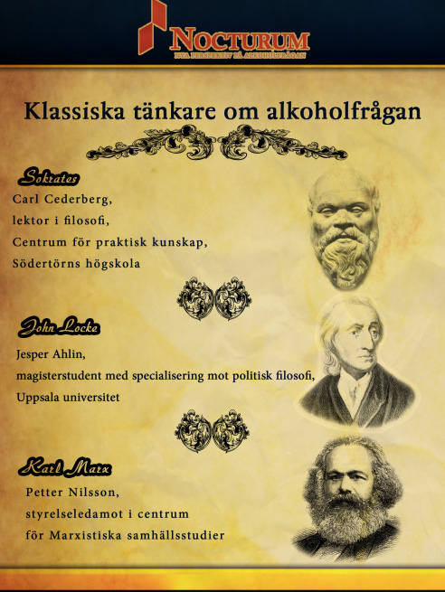 Klassiska tänkare om alkoholfrågan